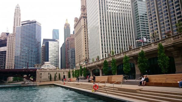 Afkoeling zoeken in Chicago 12