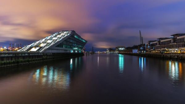Hamburg docklandgebouw